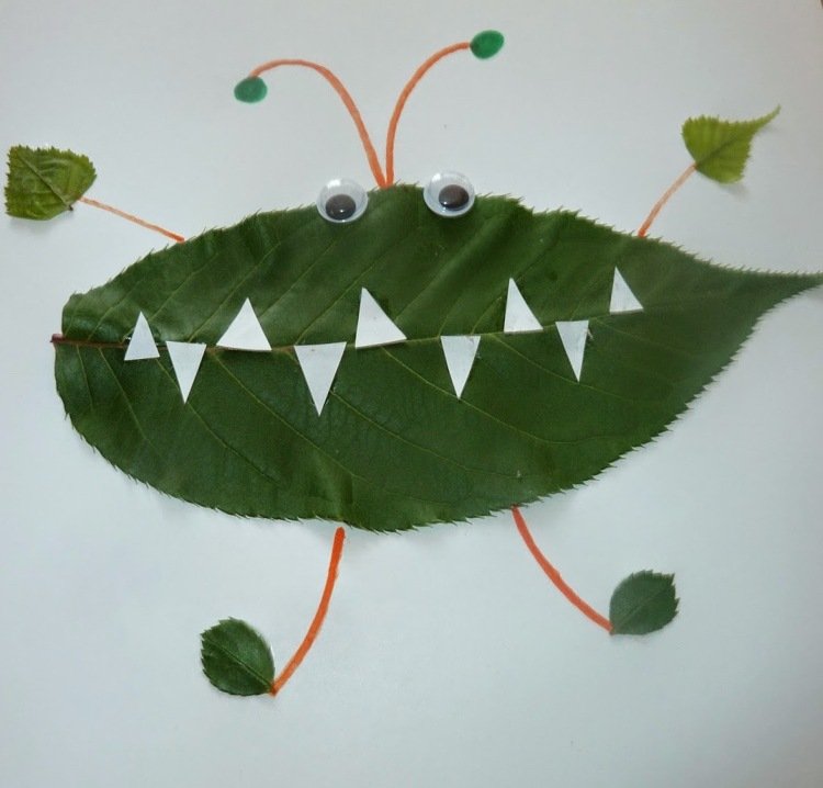 kunsthåndværk-børnehavebørn-efterår-instruktioner-efterår-blade-utroligt-diy-kreative