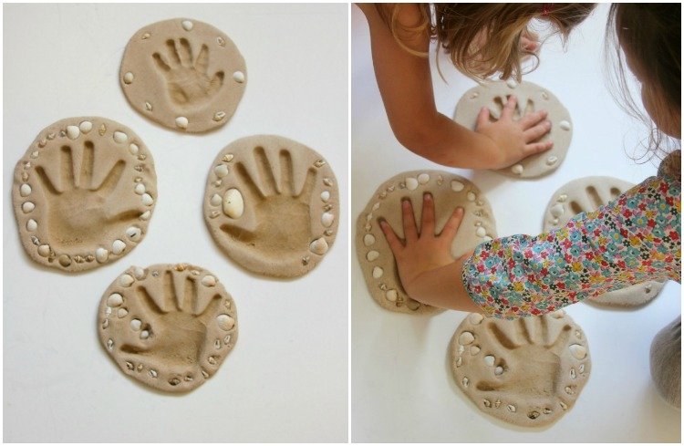 kunsthåndværk-sand-pasta-håndaftryk-børn