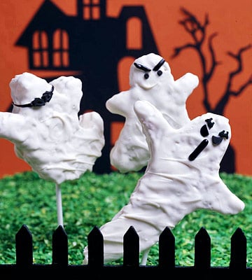 halloween opskrifter candy ghost chokolade