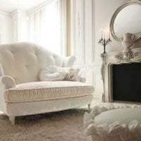 világos fehér bútorok a folyosó fotó dekorációjában