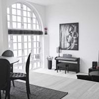 valkoiset seinät talon suunnittelussa minimalismin tyyliin