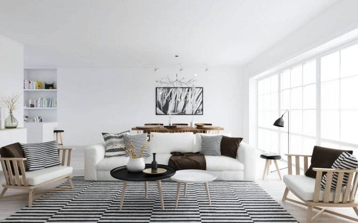 lys sofa i rummets design