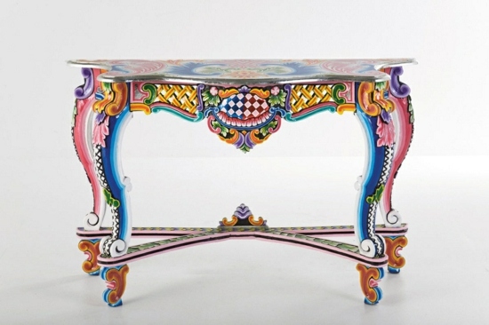 Glasbord-malet-ornamenter-cool-design