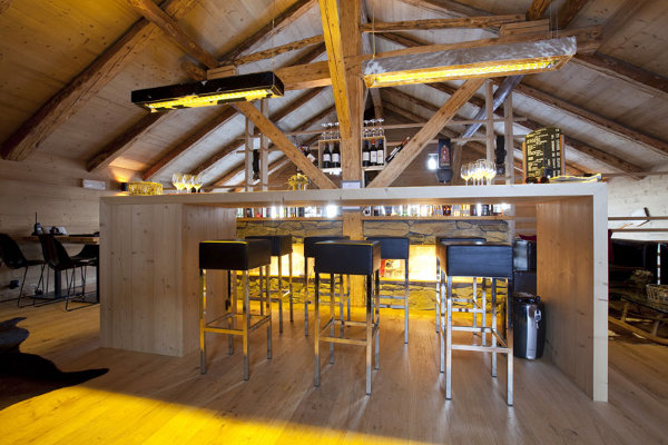 moderne bjerghytte hotel i bjergene