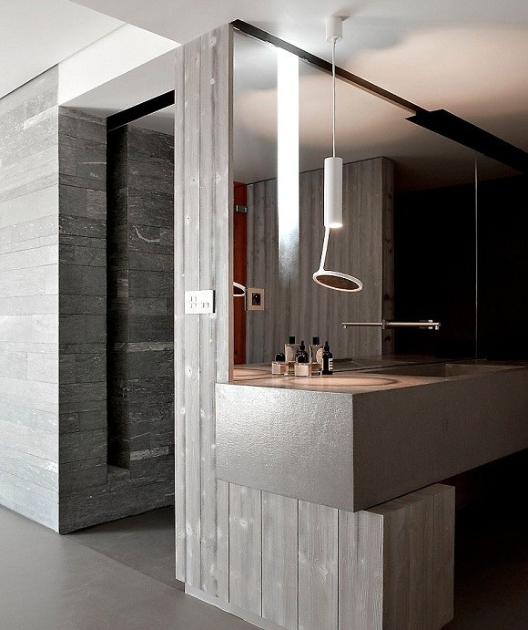 minimalistisk badeværelsesdesign