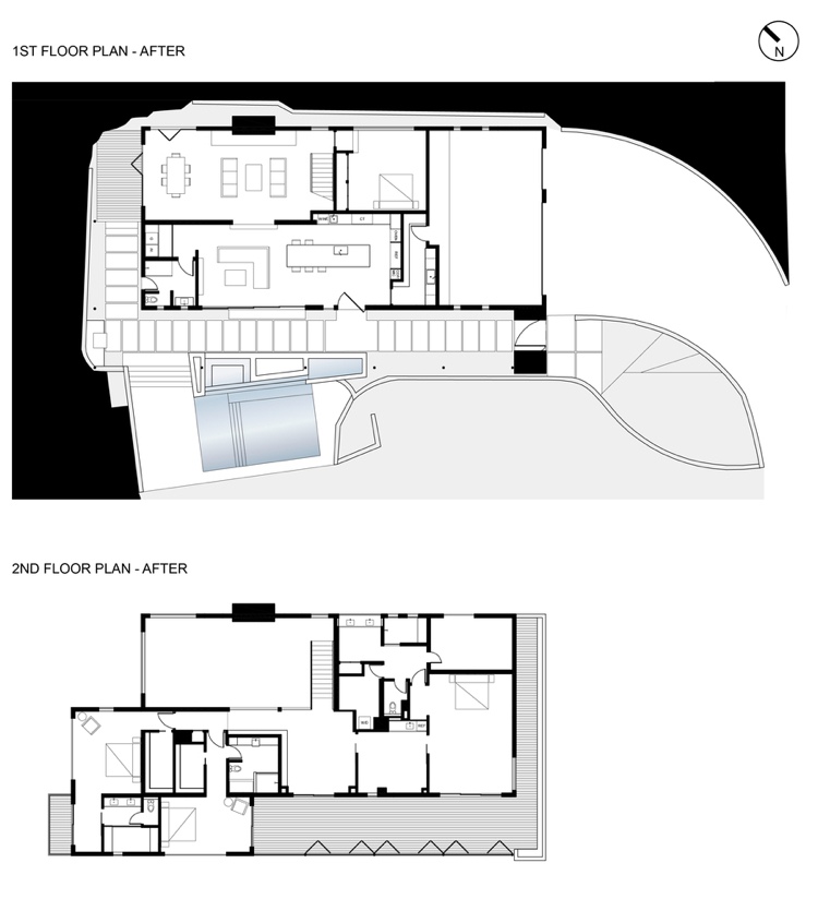 skygge uden for plantegning blueprint anden sal