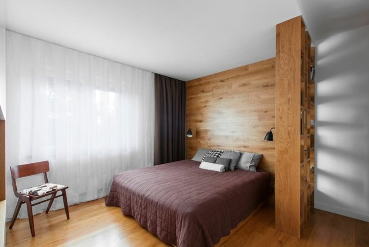 seng-sengegavl-træ-accent-soveværelse-værelse-skillelinje-hylde