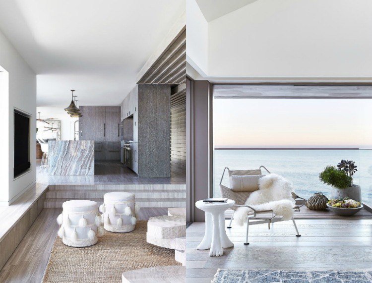 Gulv i trælook -moderne-marmor-panorama vindue-sand-farvet-lys