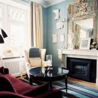 لون بورجوندي جميل في صورة ديكور المنزل