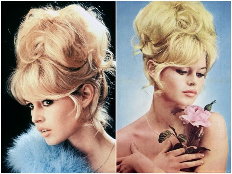 Brigitte Bardot frisure bolle pony XXL format