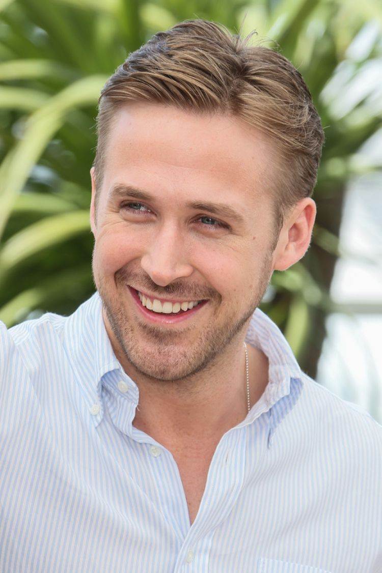 business frisurer mænd ryan gosling blond kort afsked