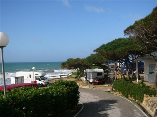 Tarifa camping camper Portugal hav