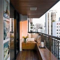idé om en vacker stil på ett litet balkongfoto