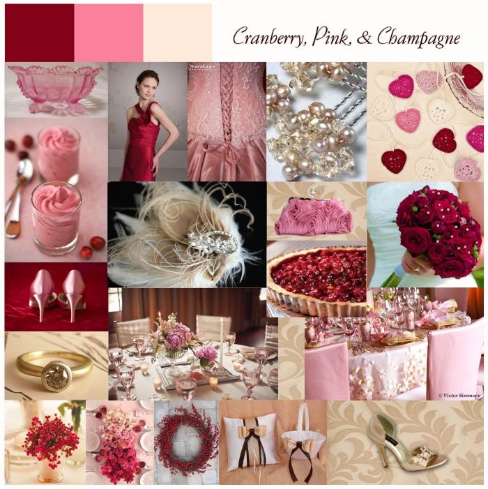ideer-tranebær-rød-bryllup-farve-kombination-pink-champagne
