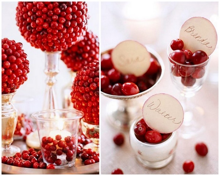 tranebær-rød-bord-dekoration-bryllup-røde-bær-vase-lysestage-sted-kort