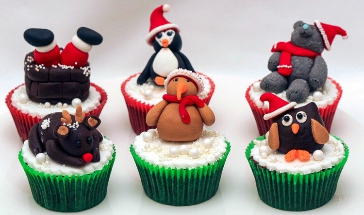 cupcakes-jul-ideer-søde-dyr