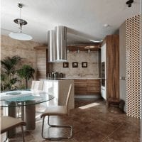 design elegant apartament în culoarea cafelei cu poză de lapte