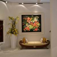 művirág stílusú nappali kép