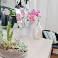 frische Blumen im Stil des Wohnzimmerbildes