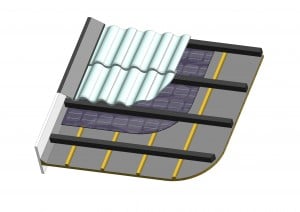 Tykfilm solceller-glas mursten-Soltech designløsninger