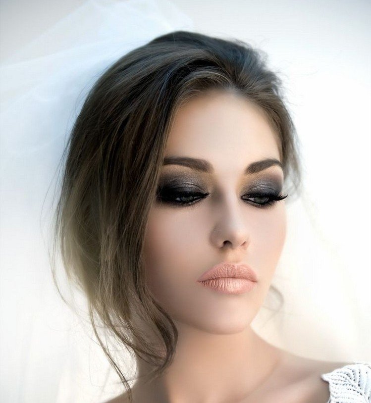 Øjen-make-up-smokey-eye-nøgen-læber