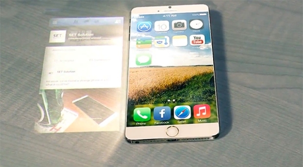 hi-tech holografisk projektor iPhone 6 funktioner