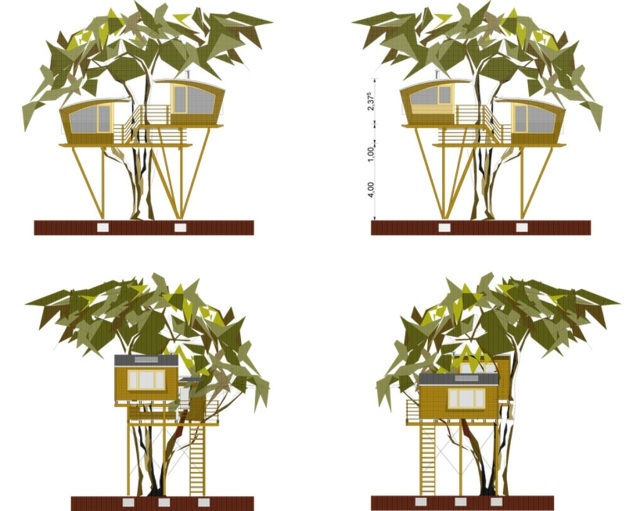 Ramme Treehouse Trees Room Blueprint