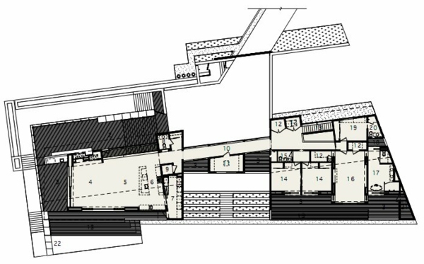 Loci hus arkitektur plan