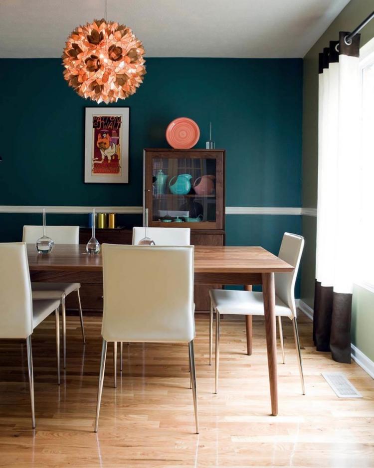 spiseborde-massivt træ-moderne-design-væg-farve-benzin-vedhæng-lampe-design-legende