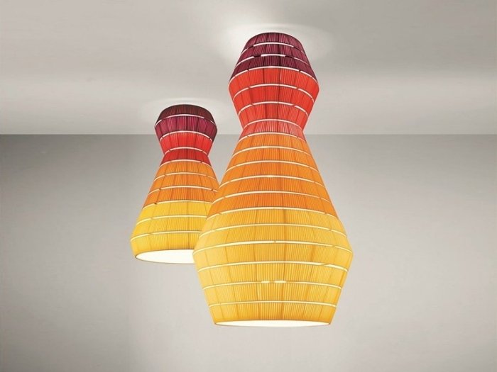 Stof-loft-lamper-flerfarvede-LAGER-forskellige-størrelser-AXO-LIGHT-Vanessa-Vivian