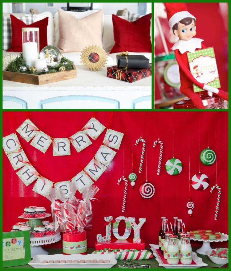 dekoration-jul-trend-farver-rød-grøn-hvid-borddekoration-børn
