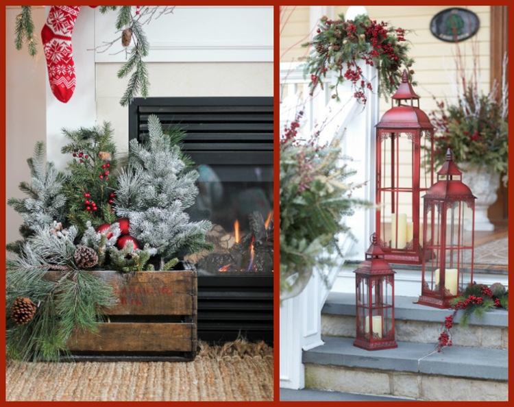 deco-jul-trend-farver-rød-hyggelig-rustik-udendørs-grangrene
