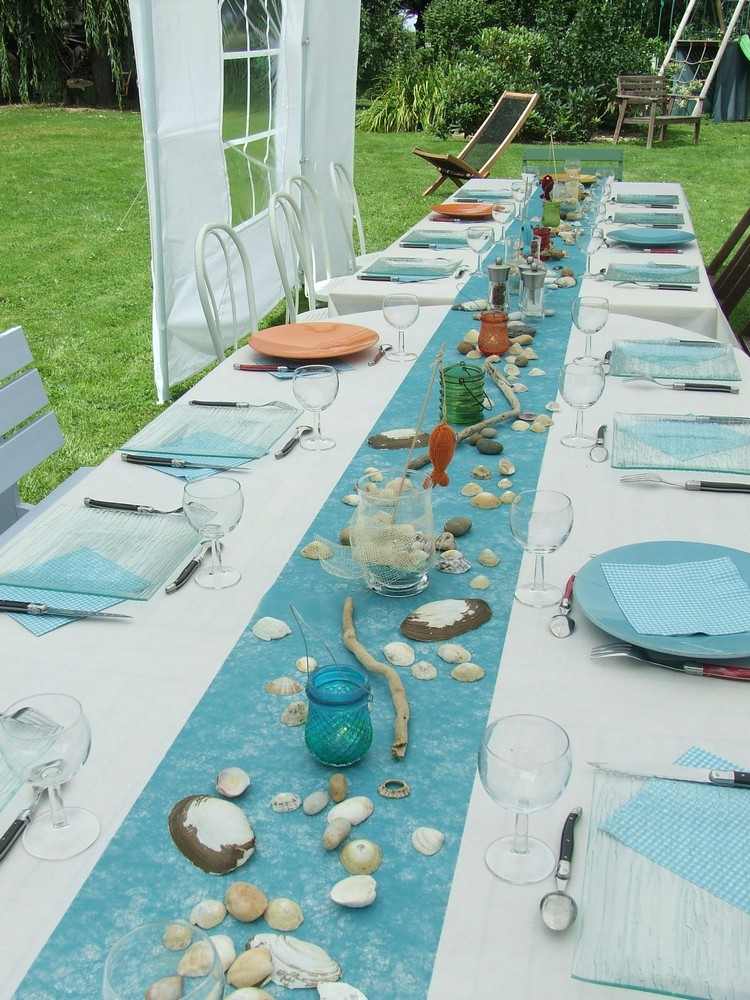 DIY -dekoration til en sommerfest med flotsam