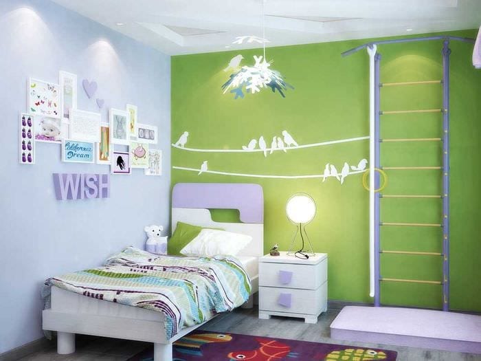 možnosť ľahkej dekorácie detskej izby