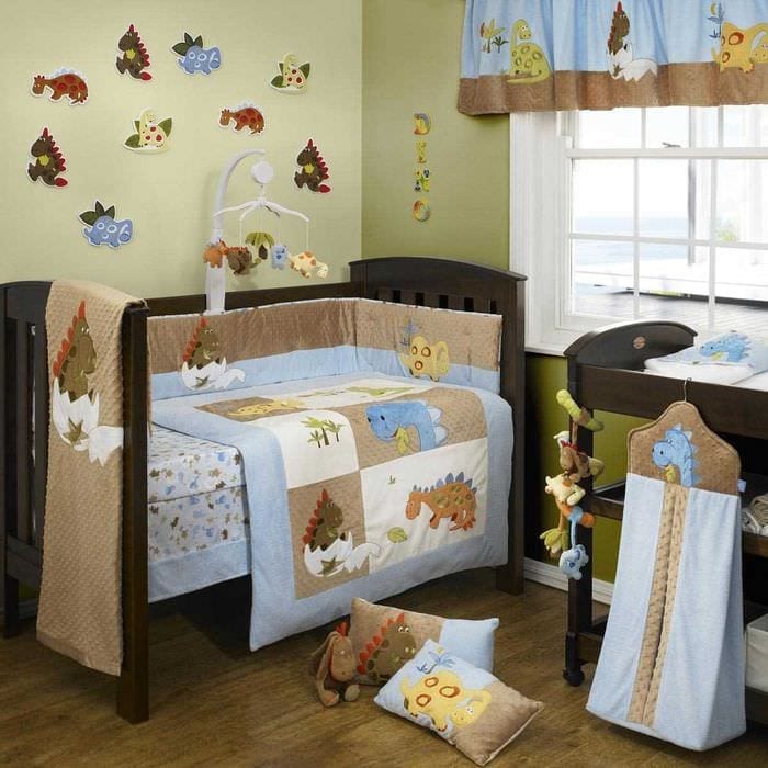 myšlienka elegantného zdobenia detskej izby