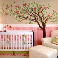 možnosť pre svetlý dekor fotografie z detskej izby