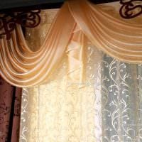 ideen om usædvanlig dekoration af gardiner med dine egne hænder billede