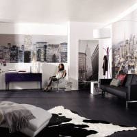 tanken på vackra dekorativa väggar i rumsfoto