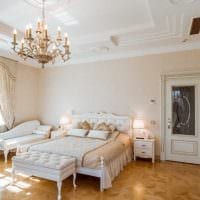 vakker dekorasjon av interiøret i et rom i stil med Provence -bildet