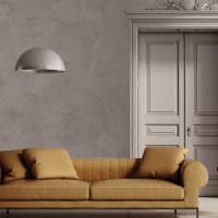 versiunea tencuielii decorative originale din interiorul imaginii dormitorului