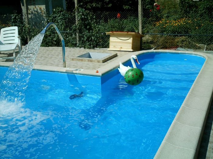 mulighed for et smukt interiør i en lille pool