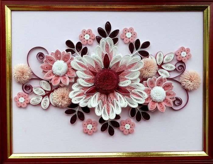 Domáca maľba technikou quilling