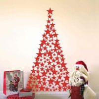 فكرة إنشاء شجرة عيد الميلاد الخفيفة من الورق بيديك صورة