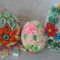 Decorarea ouălor de Paște folosind tehnica quilling