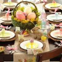 Set de mese festive pentru Paști