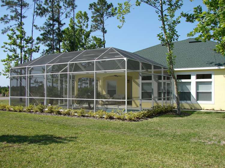 Opret en vinterhave -glas-privatliv-beskyttelse-solcreme-dyrkning-moderne