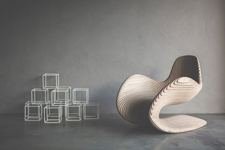 Designer stol -begreb-dekonstruktivisme-påvirket