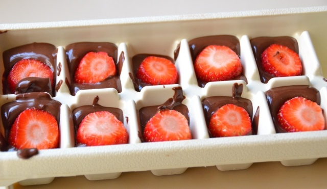 chokolade-jordbær-idé-dessert-gør-is-terning-skimmel