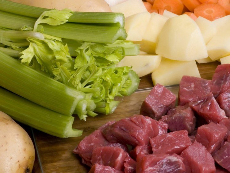 blodgruppe kost kød-grøntsager-blod gruppe-kartofler-måltider