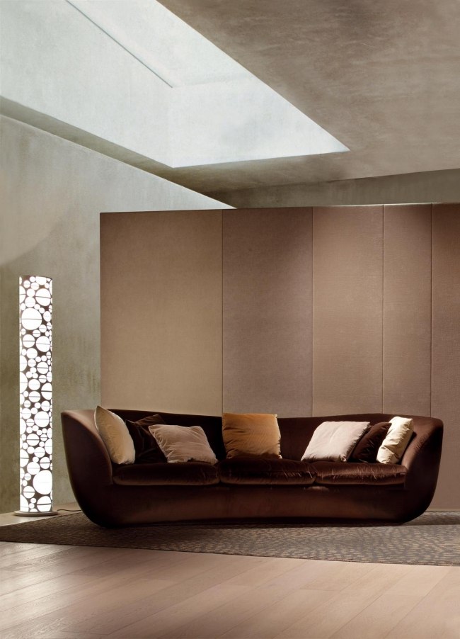 sofa brun designer siddepladser fra borbonese casa